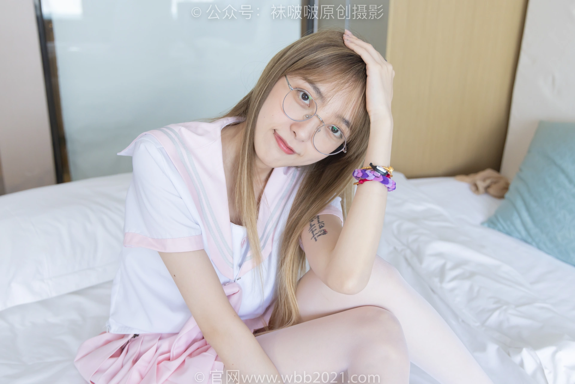 [BoBoSocks袜啵啵]NO.238 稚予-皮鞋、白丝、JK制服 1